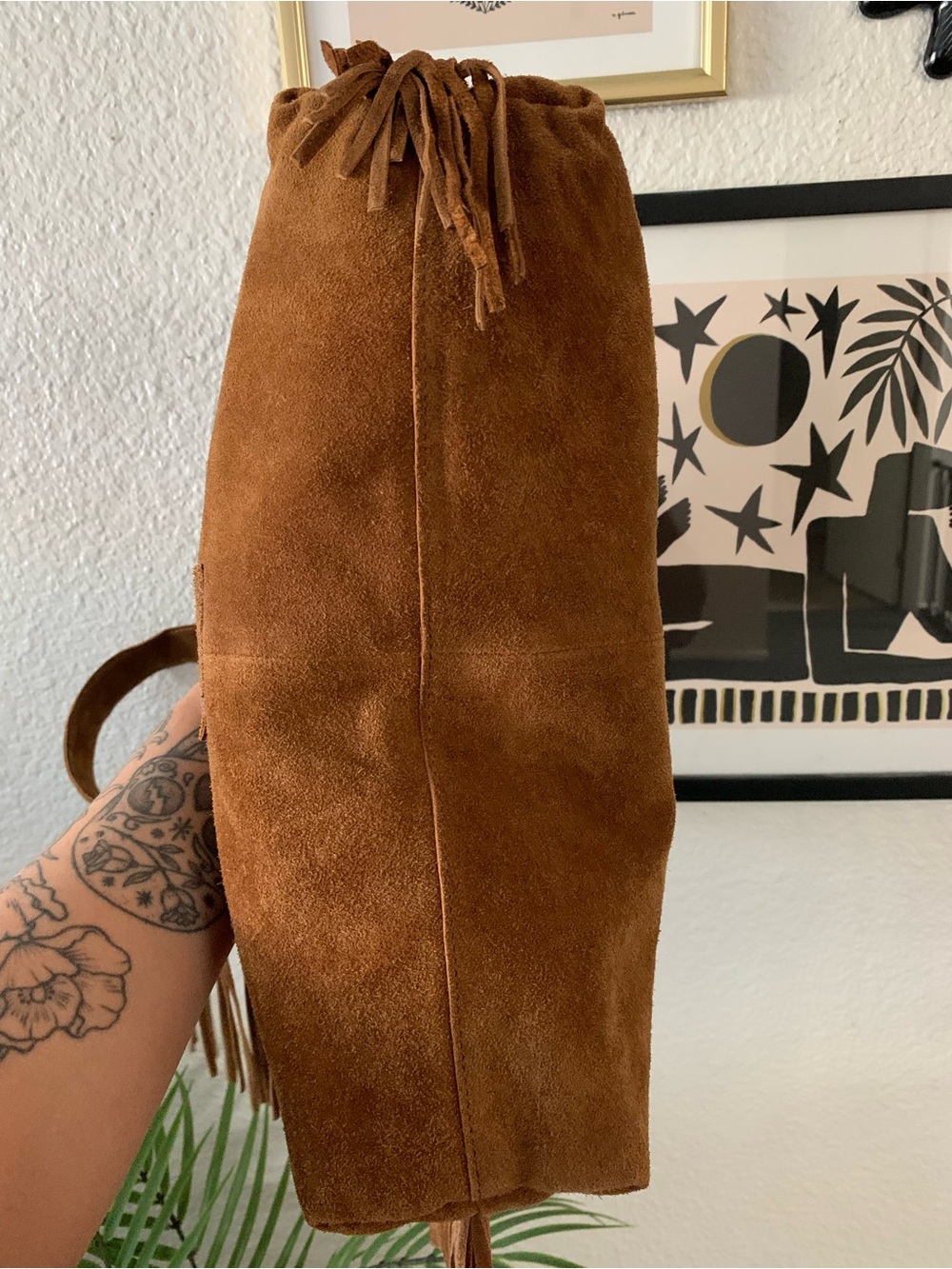 Haute Hippie Suede Fringe Bag - Picture 3 of 3